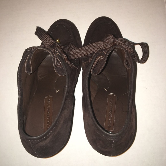 BCBGMAXAZRIA Harriet Mahogany Brown Wedge size 9M - Picture 6 of 8